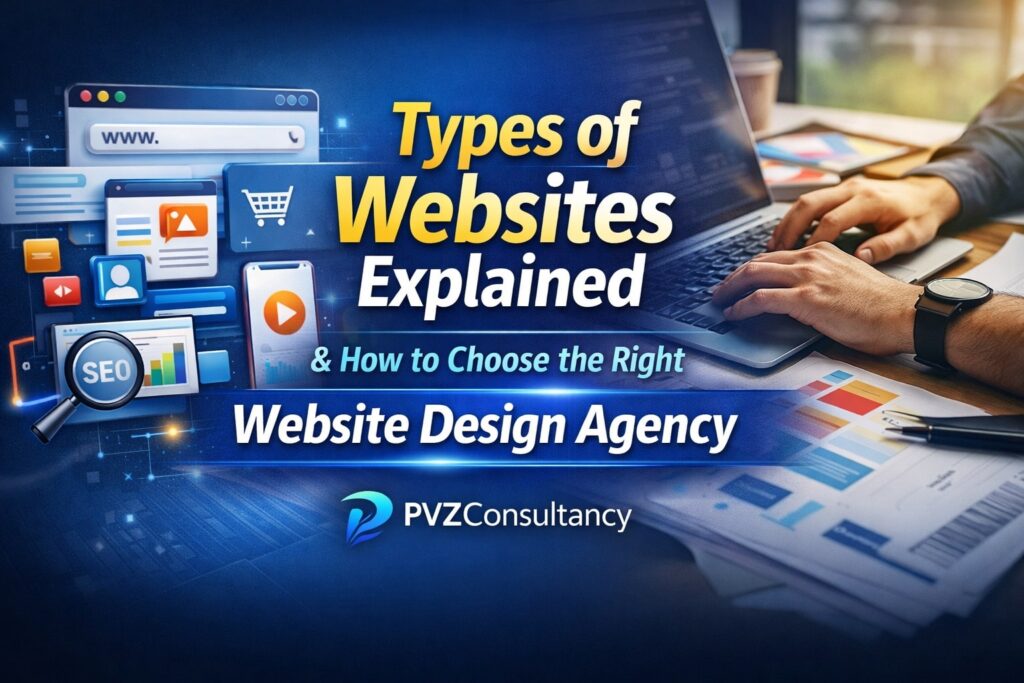 Types of Websites Explained & How to Choose the Right Website Design Agency